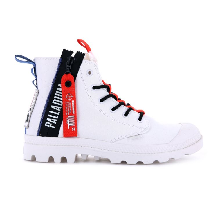 Bottes Palladium Pampa Hi Ticket To Earth Femme Blanche | FR GDT863R